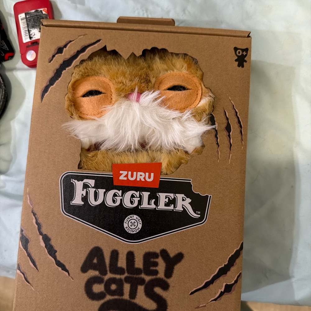 ZURU Fuggler Alley Cats Plush Toy - Orange and White
